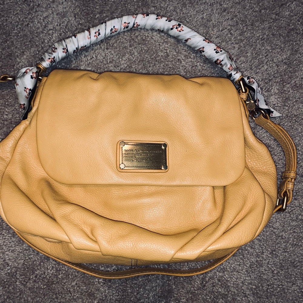 Marc by Marc Jacobs Mustard Yellow Leather Satchel Lil Ukita